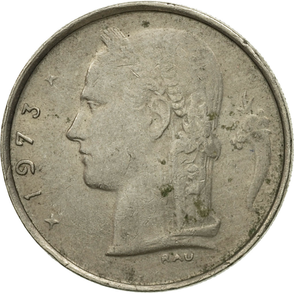 Belgium, Franc, 1973, VF(30-35), Copper-nickel, KM:143.1