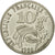 France, Jimenez, 10 Francs, 1986, Paris, EF(40-45), Nickel, KM:959