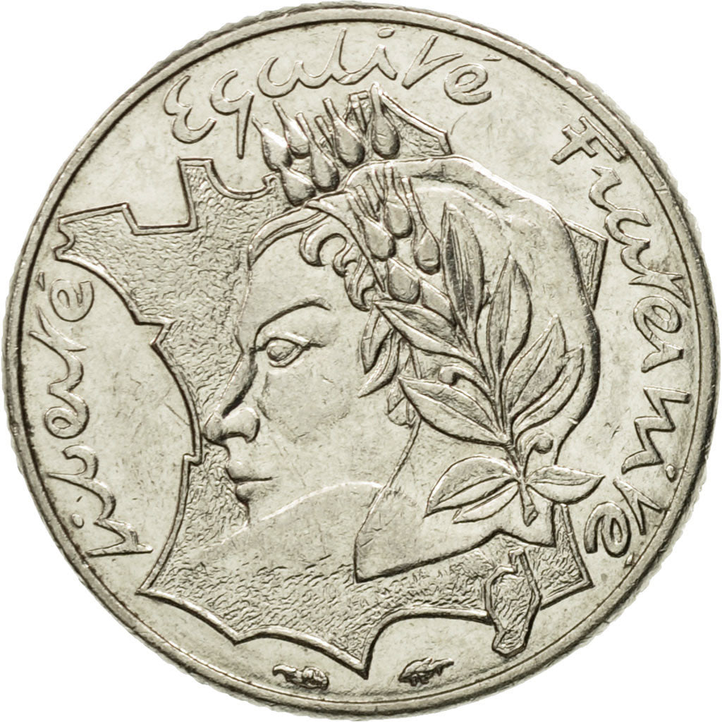 France, Jimenez, 10 Francs, 1986, Paris, TB+, Nickel, KM:959