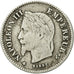 France, Napoleon III, Napoléon III, 20 Centimes, 1867, Strasbourg, VF(20-25)