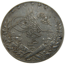 Egypt, 10 Quirsh, 1913, KM #309, AU(50-53), Silver, 14.00