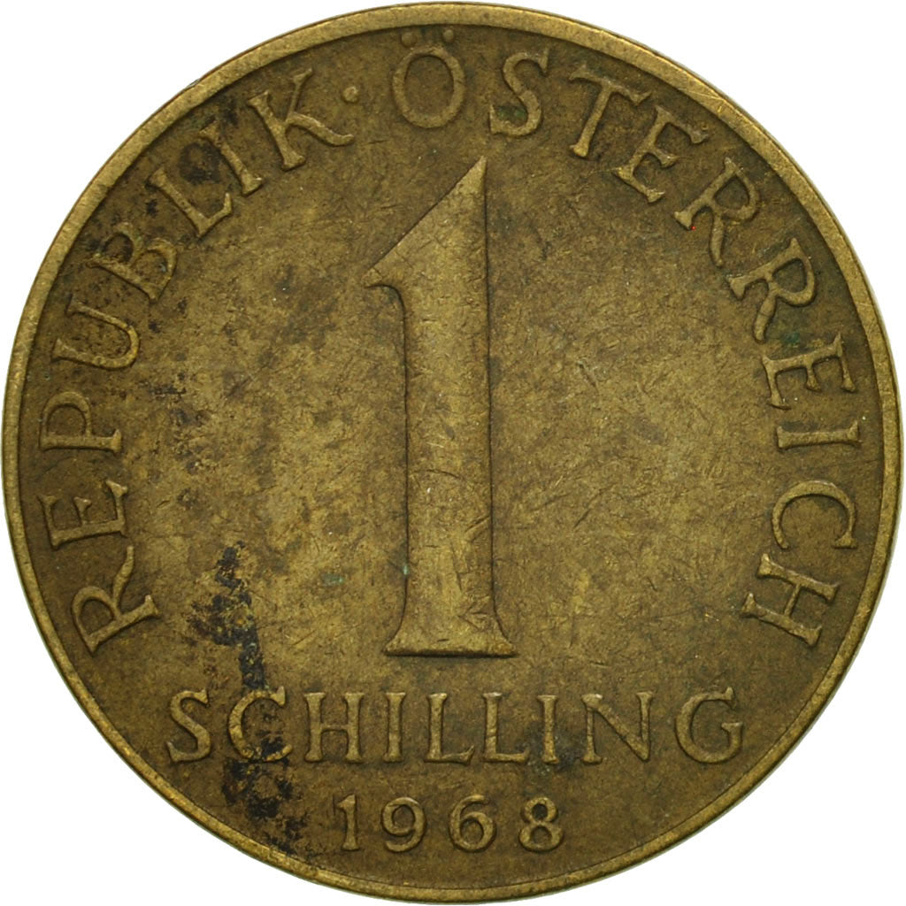 Austria, Schilling, 1968, VF(30-35), Aluminum-Bronze, KM:2886