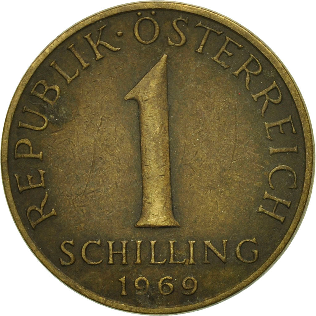 Austria, Schilling, 1969, VF(30-35), Aluminum-Bronze, KM:2886
