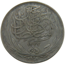 EGYPT, 10 Piastres, 1917, KM #319, EF(40-45), Silver, 14.00