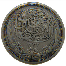 Coin, Egypt, Hussein Kamil, 10 Piastres, 1917, VF(20-25), Silver, KM:319