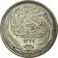 EGYPT, 5 Piastres, 1917, KM #318.1, AU(55-58), Silver, 26, 7.00