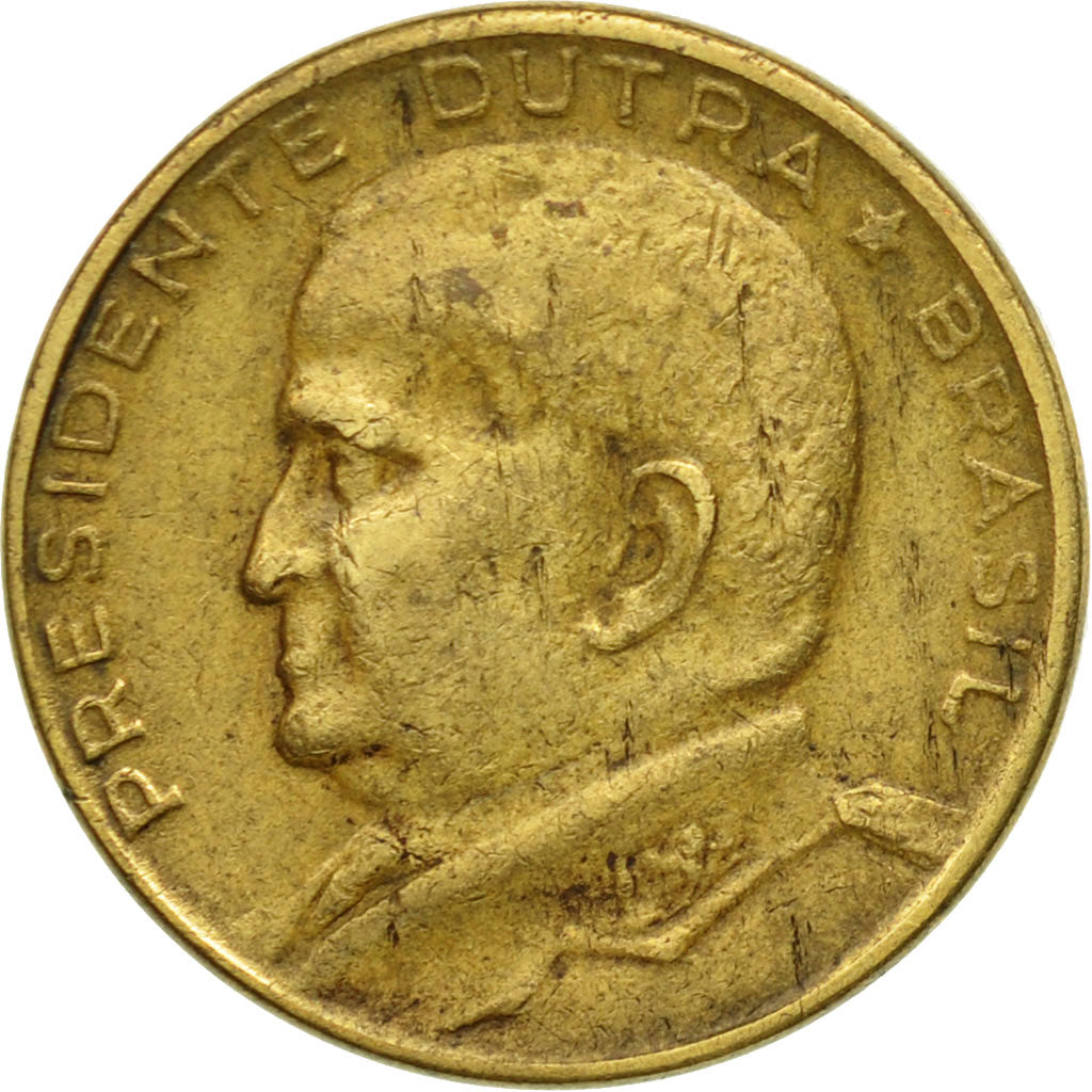 Brazil, 50 Centavos, 1951, EF(40-45), Aluminum-Bronze, KM:563