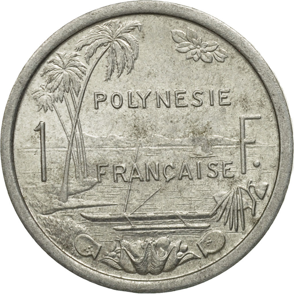 Moneta, Polinezja Francuska, Franc, 1965, Paris, EF(40-45), Aluminium, KM:2