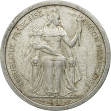 Monnaie, FRENCH OCEANIA, 2 Francs, 1949, TB, Aluminium, KM:3