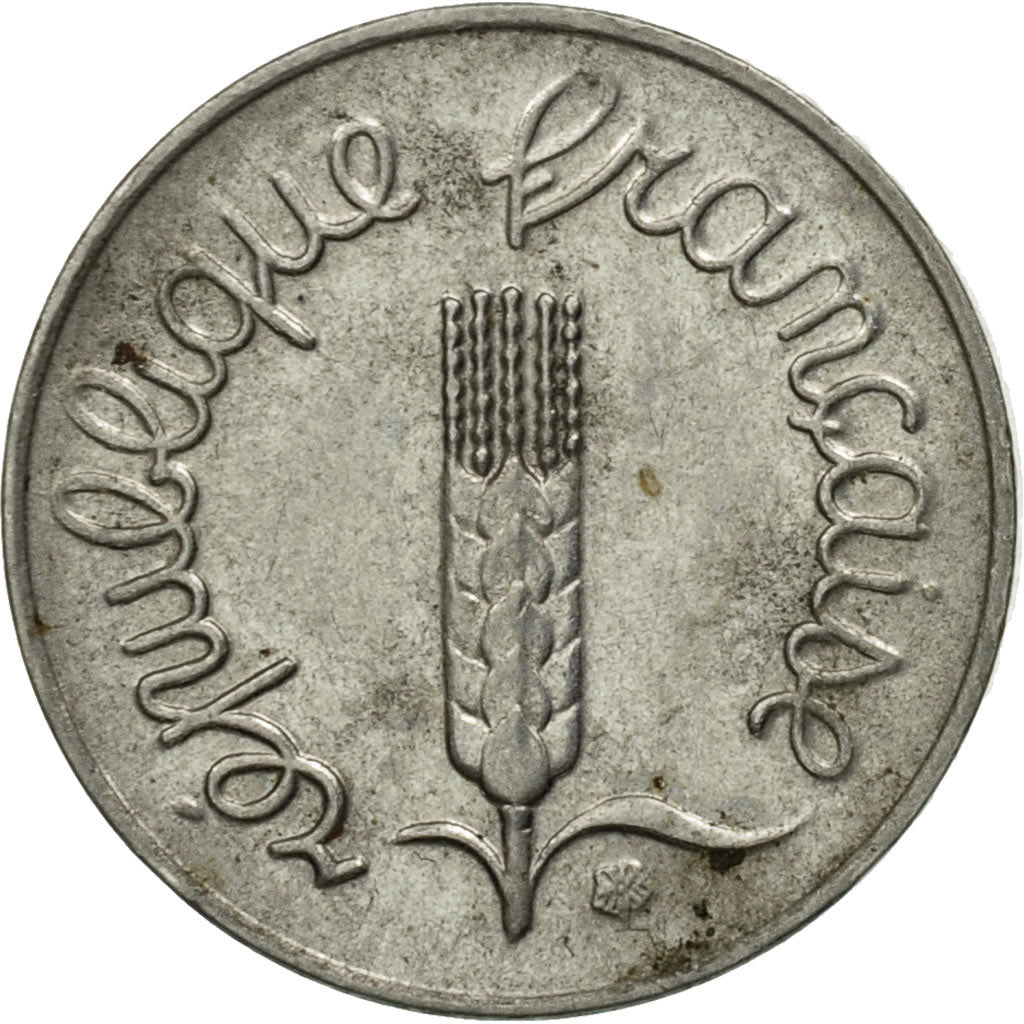moneda, Épi, Centime, 1969, Francia, Paris, BC+, Acero inoxidable, KM:928