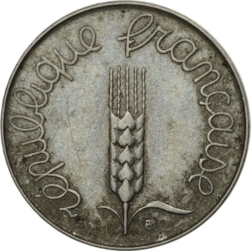 France, Épi, 5 Centimes, 1963, Paris, TB, Stainless Steel, KM:927, Gadoury:172