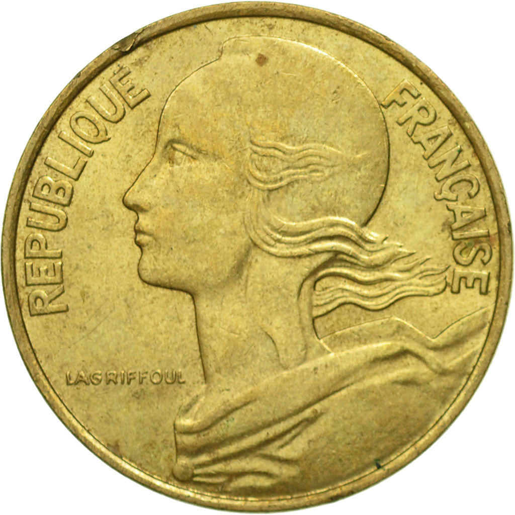 coin, France, Marianne, 10 Centimes, 1990, Paris, EF(40-45), Aluminum-Bronze
