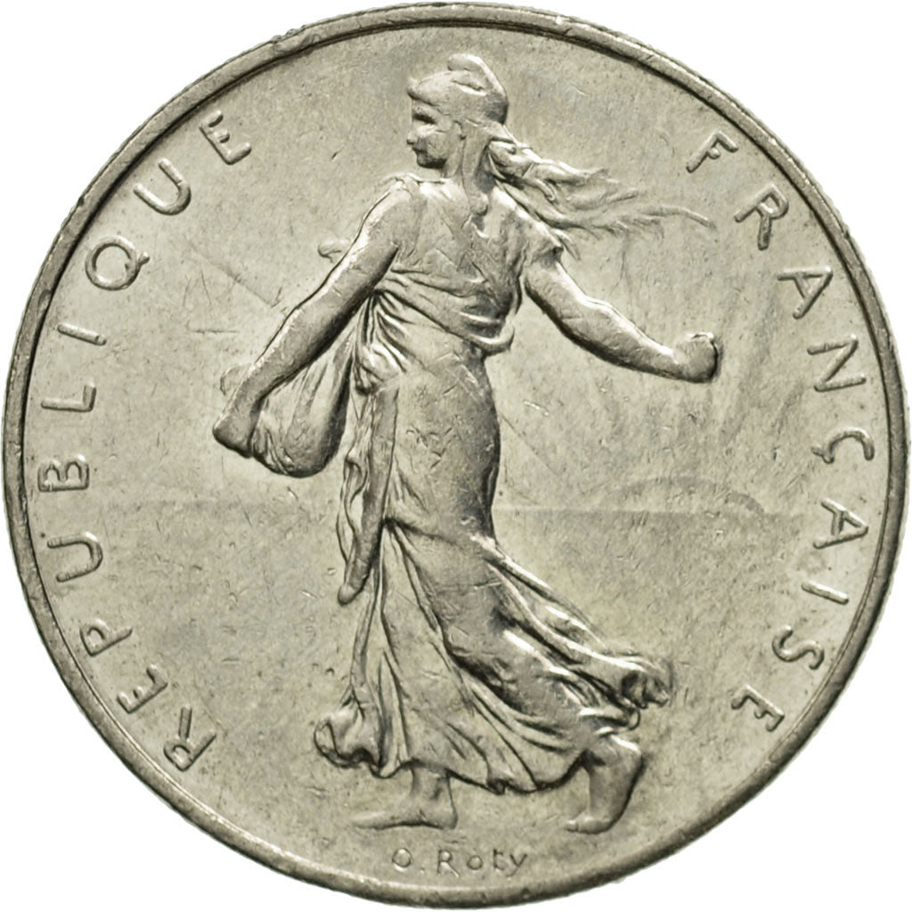 coin, France, Semeuse, Franc, 1992, Paris, EF(40-45), Nickel, KM:925.1