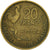 coin, France, Guiraud, 20 Francs, 1952, Paris, VF(20-25), Aluminum-Bronze