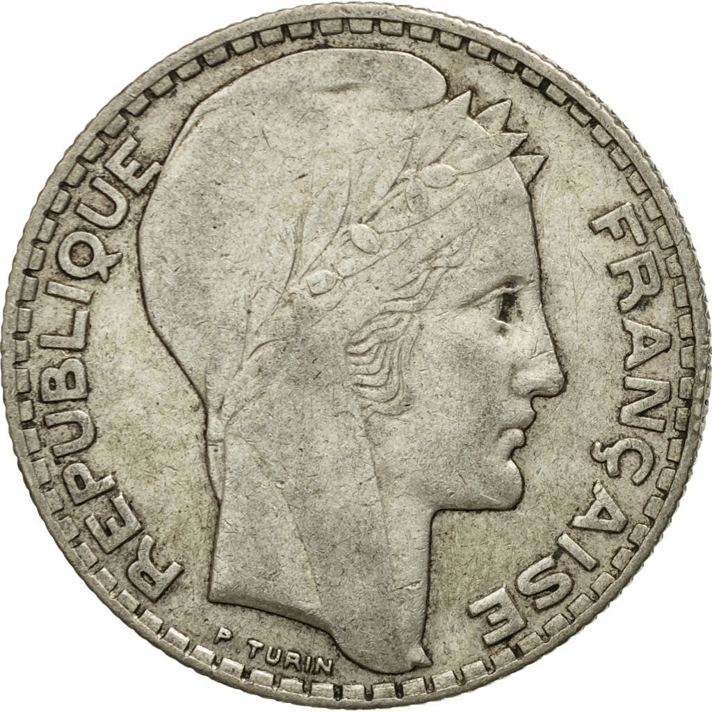 coin, France, Turin, 10 Francs, 1934, Paris, VF(30-35), Silver, KM:878
