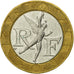 monnaie, France, Génie, 10 Francs, 1988, Paris, TB, Bi-Metallic, KM:964.1