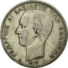 Monnaie, Grèce, George I, 2 Drachmai, 1873, Paris, TTB+, Argent, KM:39