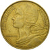 Moneta, Francja, Marianne, 20 Centimes, 1974, Paris, VF(20-25), Aluminium-Brąz