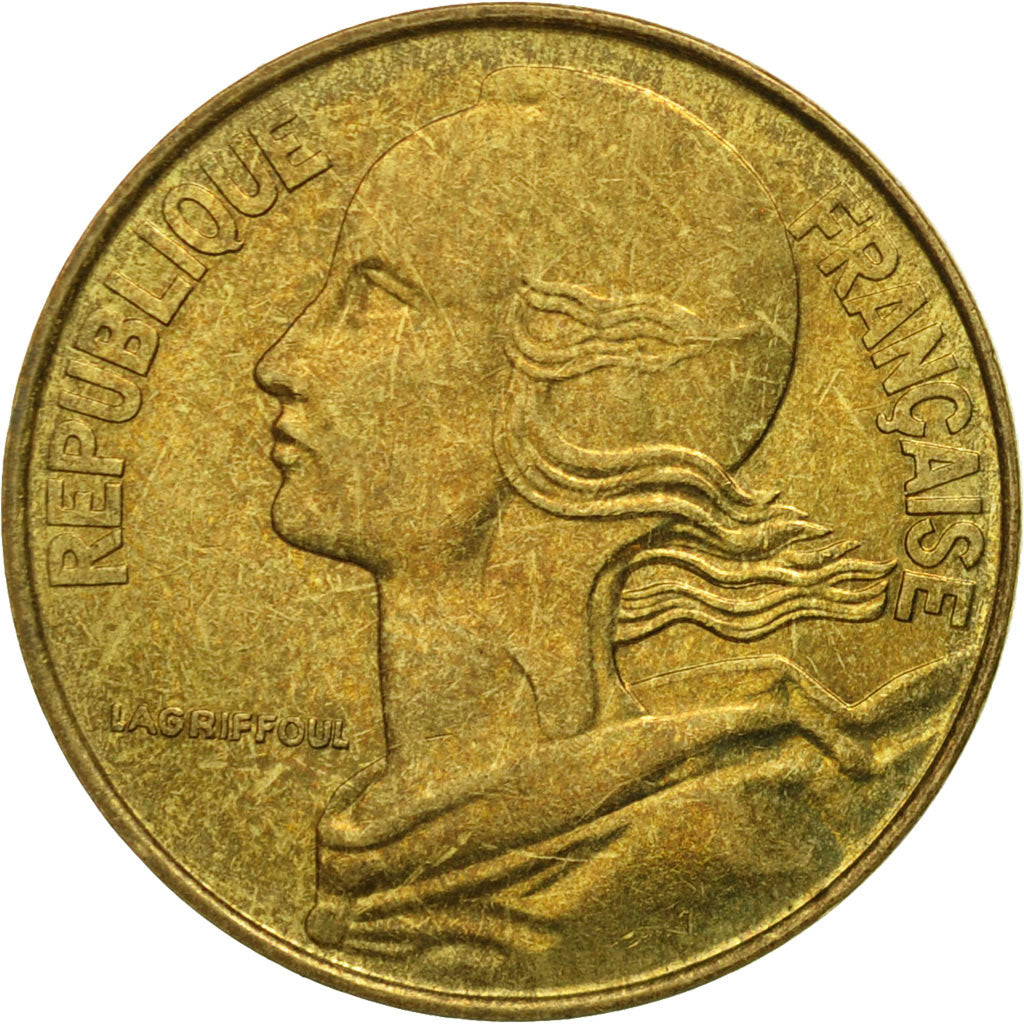 coin, France, Marianne, 20 Centimes, 1994, Paris, VF(30-35), Aluminum-Bronze