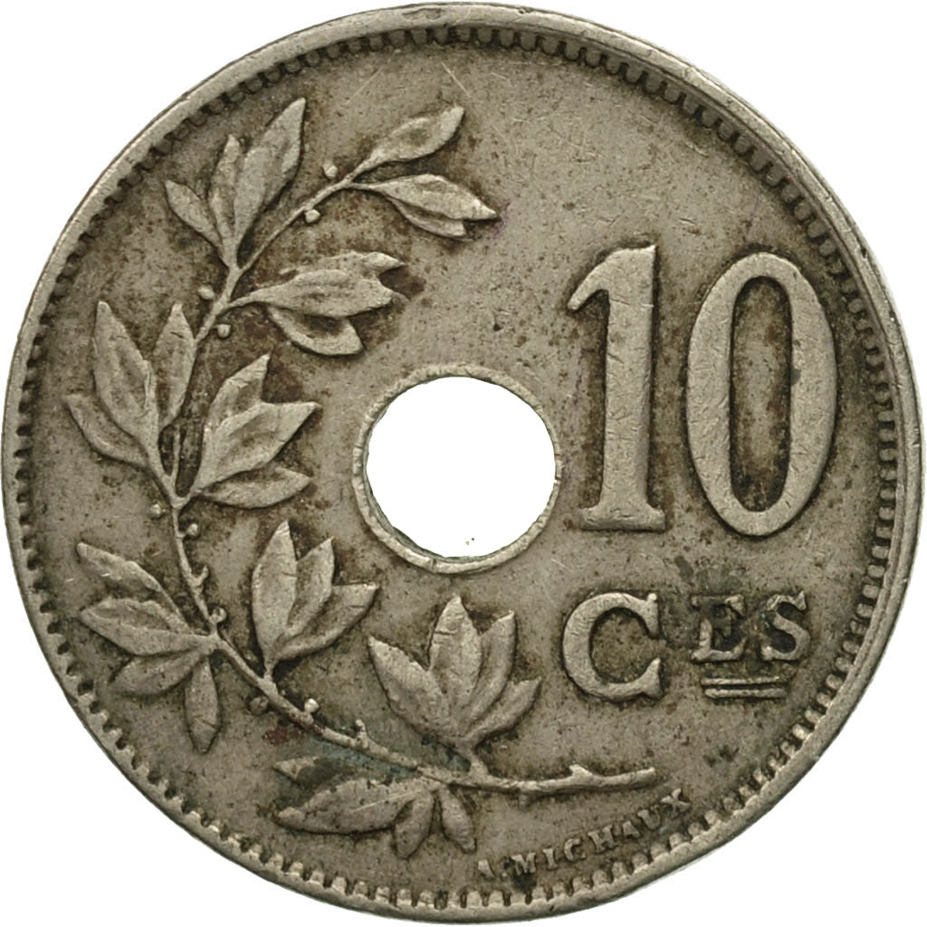 coin, Belgium, 10 Centimes, 1920, VF(20-25), Copper-nickel, KM:85.2