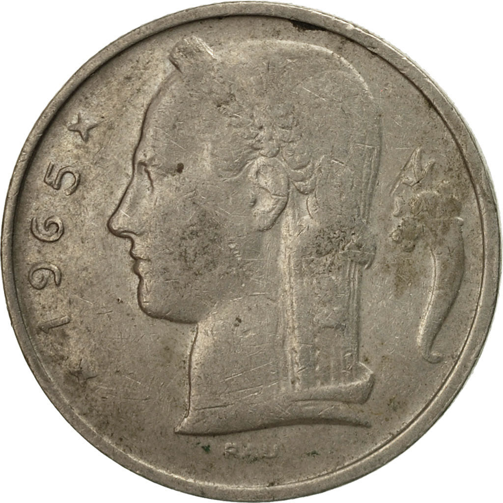 monnaie, Belgique, 5 Francs, 5 Frank, 1965, TB, Copper-nickel, KM:134.1