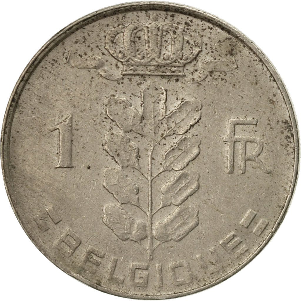 coin, Belgium, Franc, 1971, VF(30-35), Copper-nickel, KM:142.1