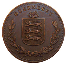 Guernsey, 8 Doubles, 1914, BB, Rame, KM:7