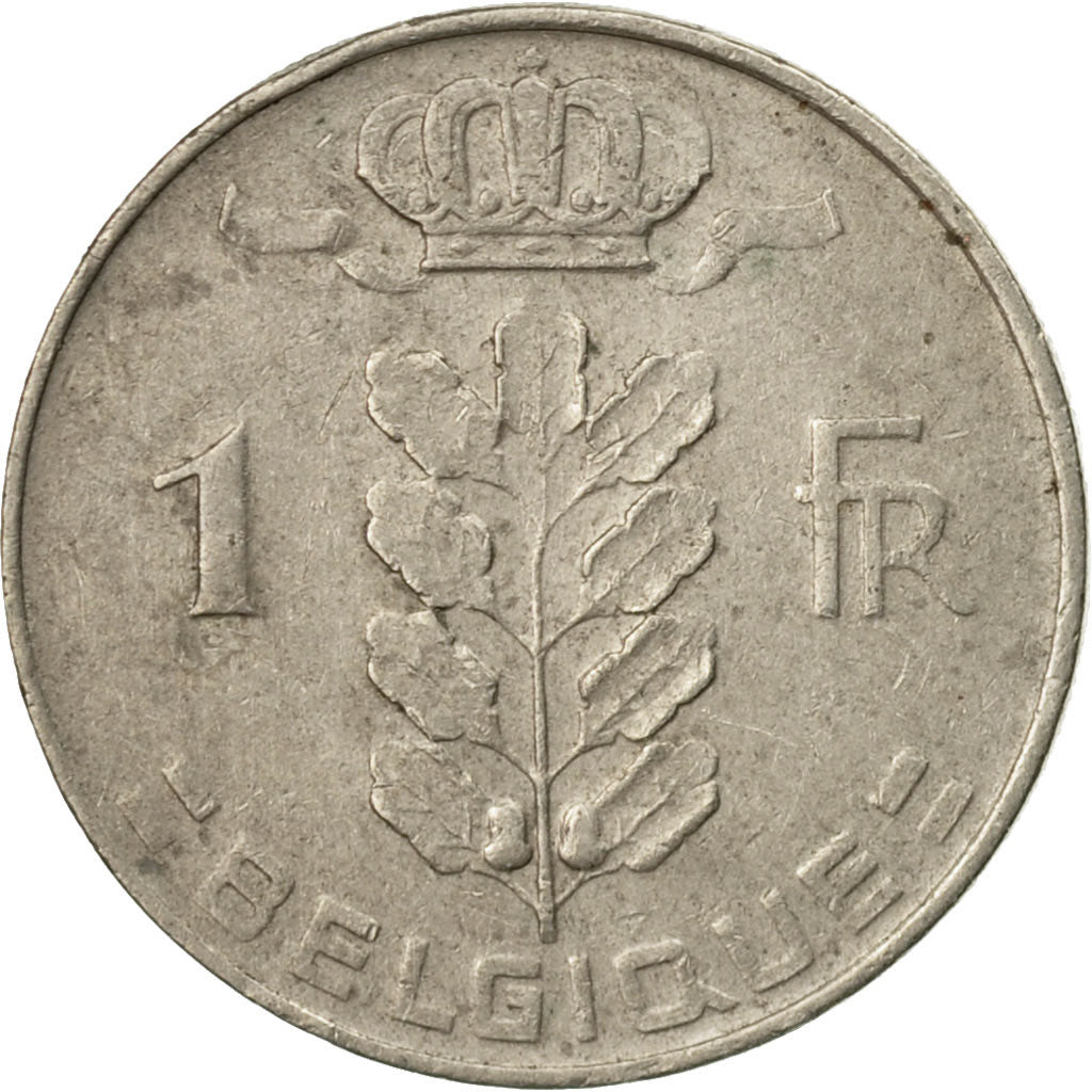 coin, Belgium, Franc, 1975, VF(30-35), Copper-nickel, KM:142.1