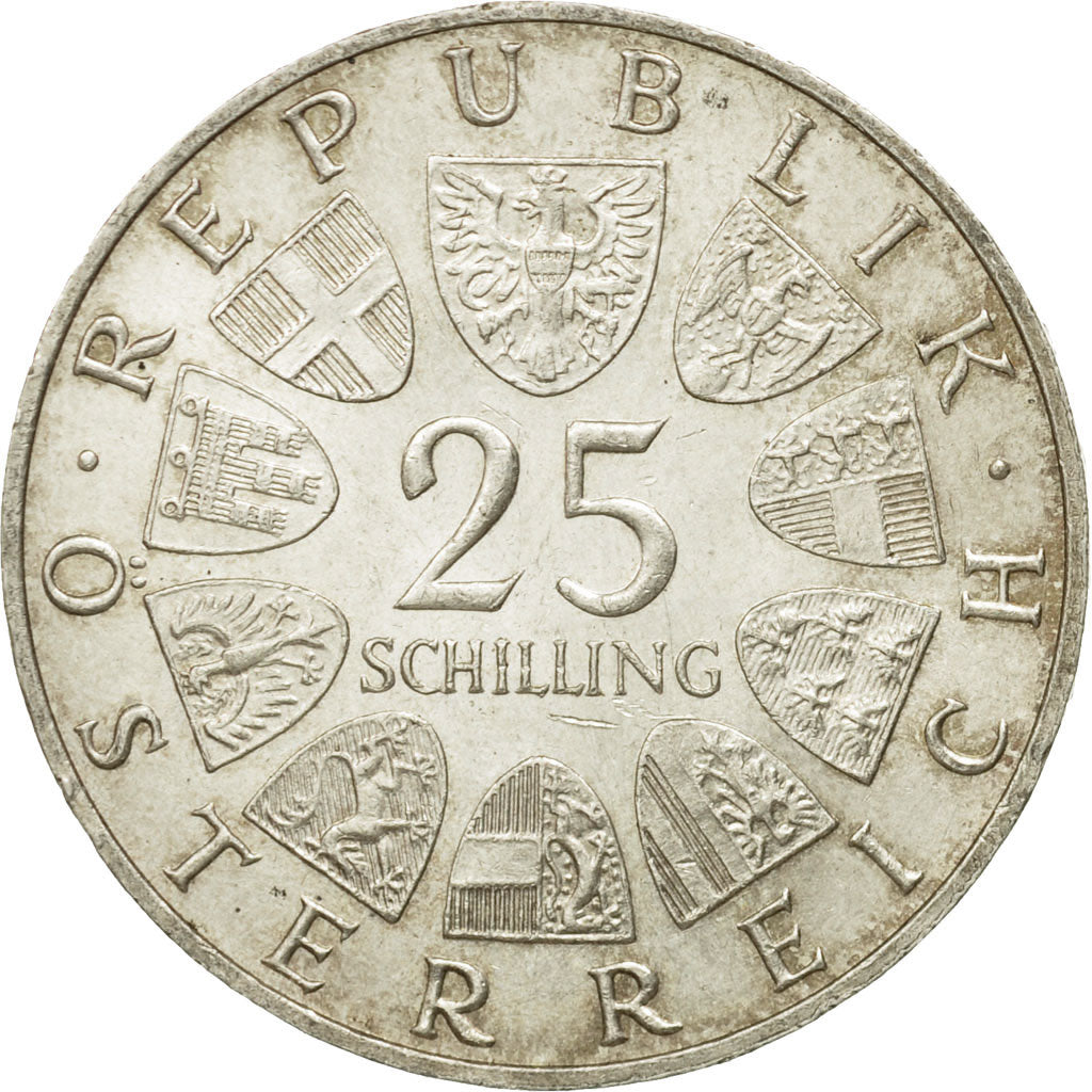 coin, Austria, 25 Schilling, 1965, EF(40-45), Silver, KM:2897