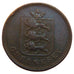 GUERNSEY, 4 Doubles, 1830, KM #2, EF(40-45), Copper, 9.50