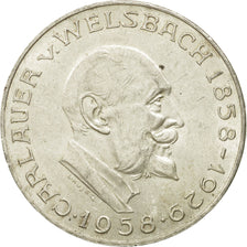 münze, Österreich, 25 Schilling, 1958, SS+, Silber, KM:2884