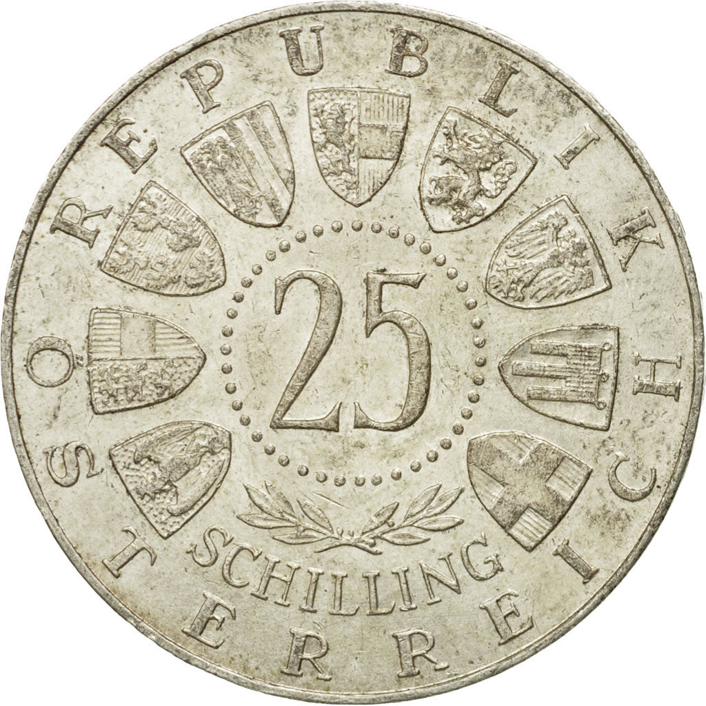 coin, Austria, 25 Schilling, 1961, EF(40-45), Silver, KM:2891
