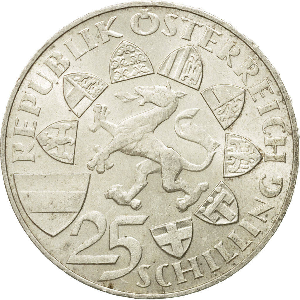 coin, Austria, 25 Schilling, 1959, EF(40-45), Silver, KM:2887