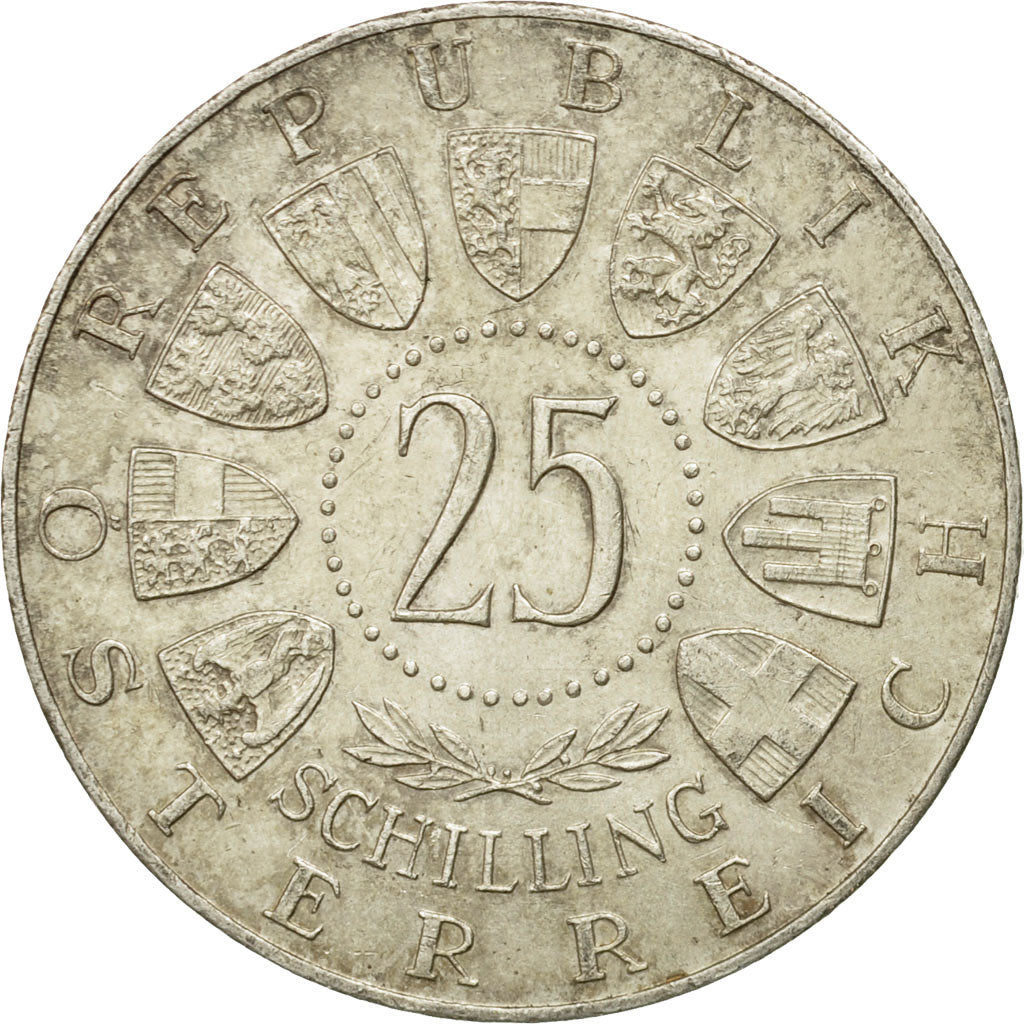 moneta, Austria, 25 Schilling, 1960, BB, Argento, KM:2890