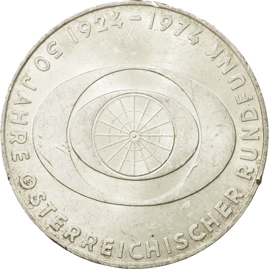 coin, Austria, 50 Schilling, 1974, AU(50-53), Silver, KM:2922