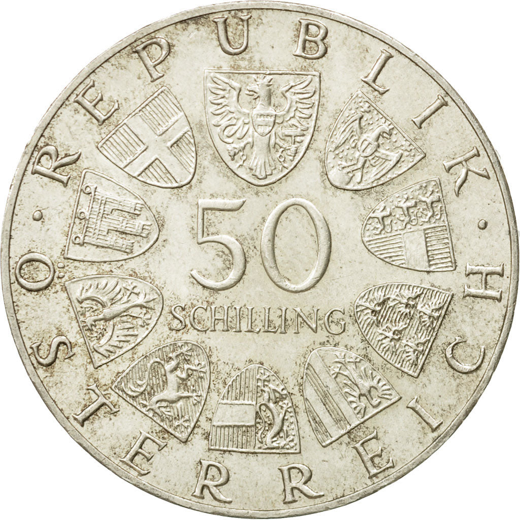coin, Austria, 50 Schilling, 1978, AU(50-53), Silver, KM:2937