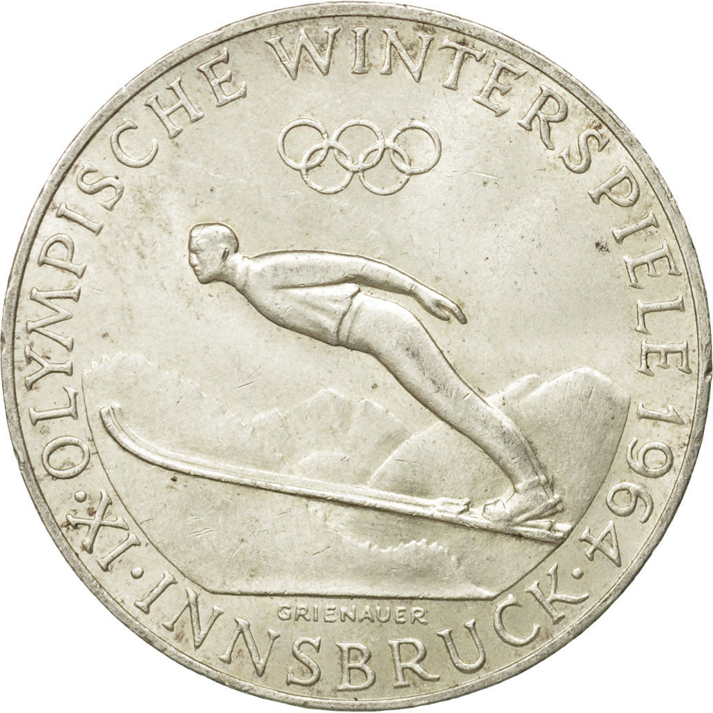 Moneta, Austria, 50 Schilling, 1964, EF(40-45), Srebro, KM:2896