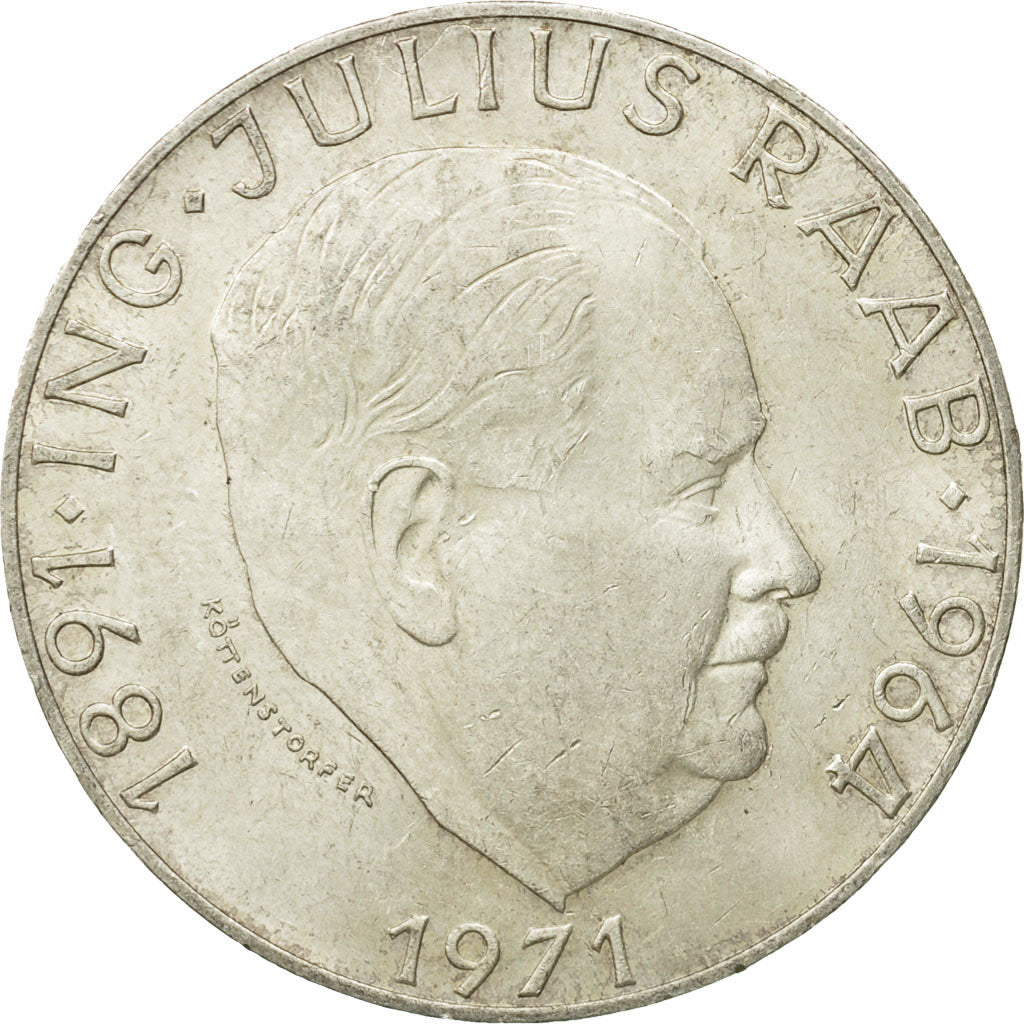 coin, Austria, 50 Schilling, 1971, AU(50-53), Silver, KM:2911