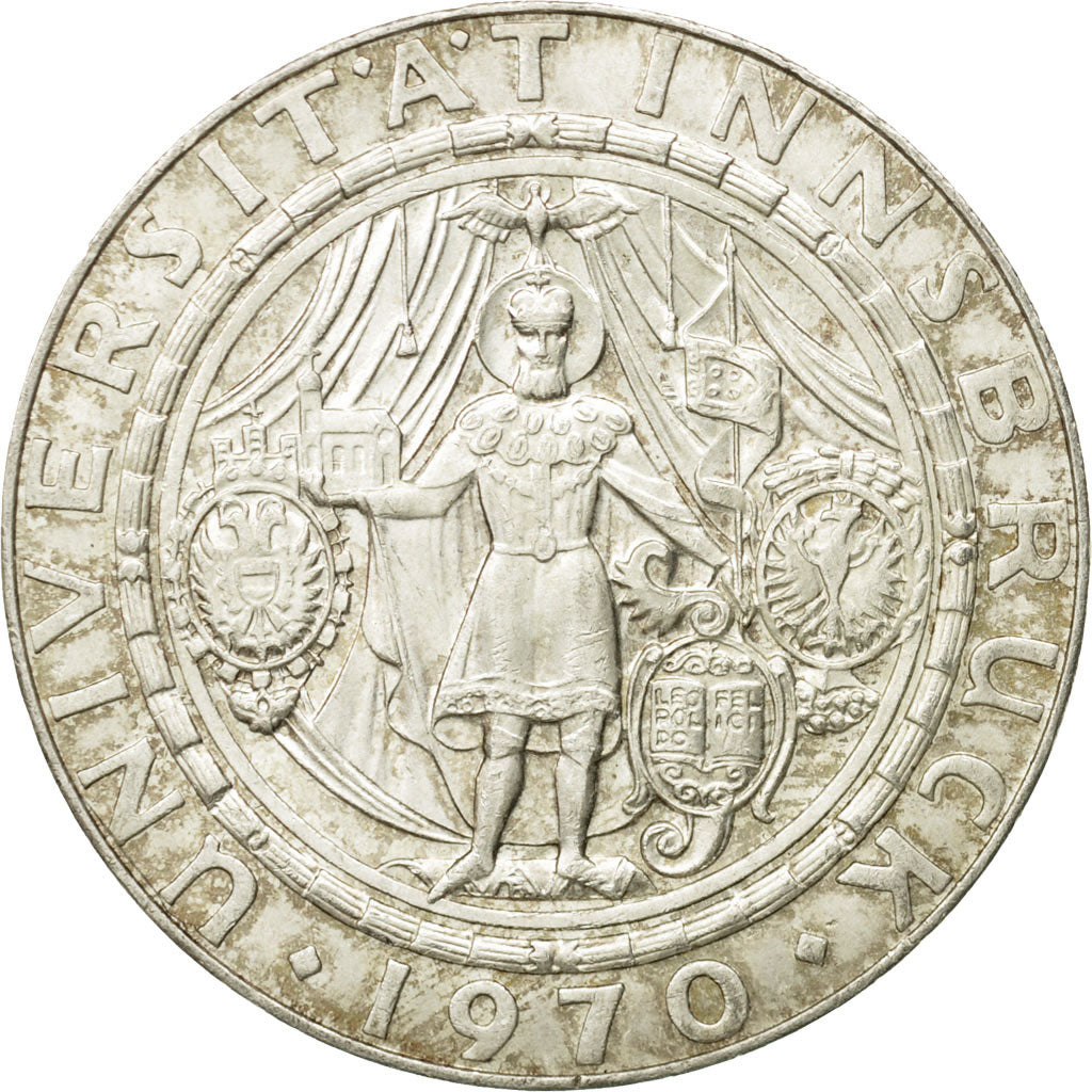 moneta, Austria, 50 Schilling, 1970, BB+, Argento, KM:2908