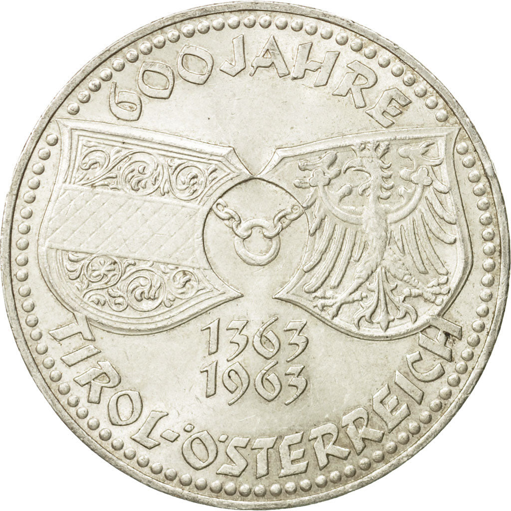 coin, Austria, 50 Schilling, Undated (1963), AU(50-53), Silver, KM:2894