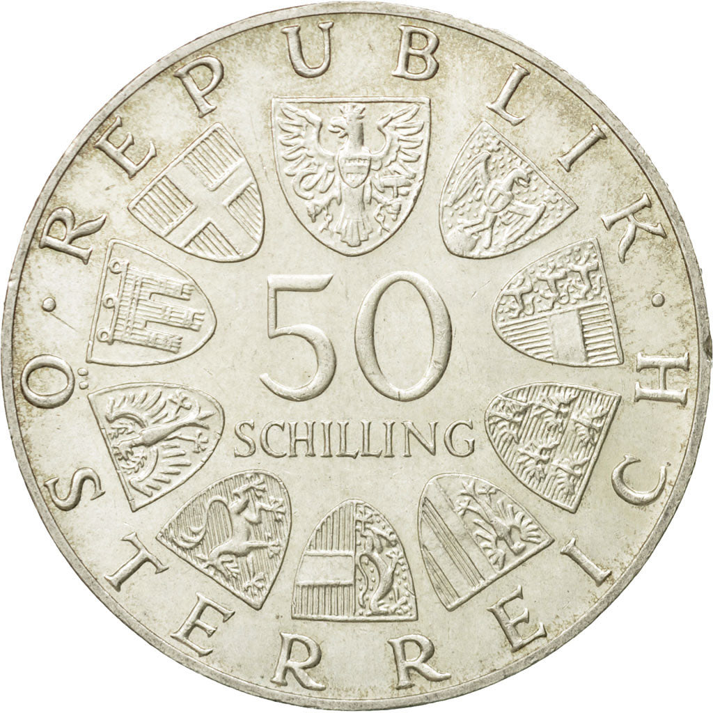 coin, Austria, 50 Schilling, 1978, AU(50-53), Silver, KM:2937