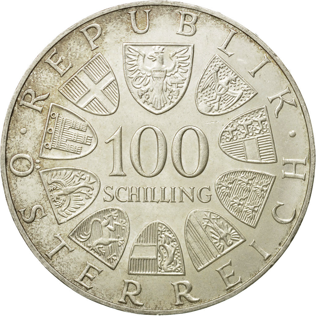 Coin, Austria, 100 Schilling, 1979, AU(50-53), Silver, KM:2944