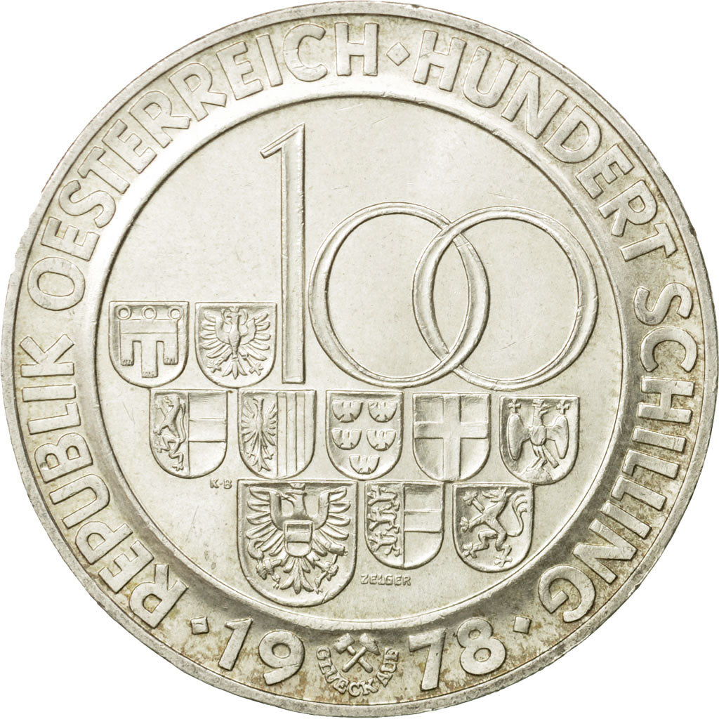Moneta, Austria, 100 Schilling, 1978, SPL-, Argento, KM:2941