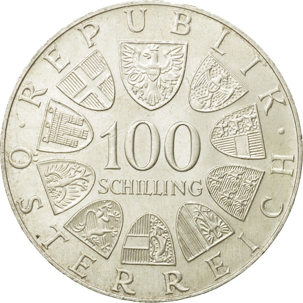 Münze, Österreich, 100 Schilling, 1976, SS+, Silber, KM:2926