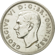Coin, Great Britain, George VI, Crown, 1937, AU(50-53), Silver, KM:857