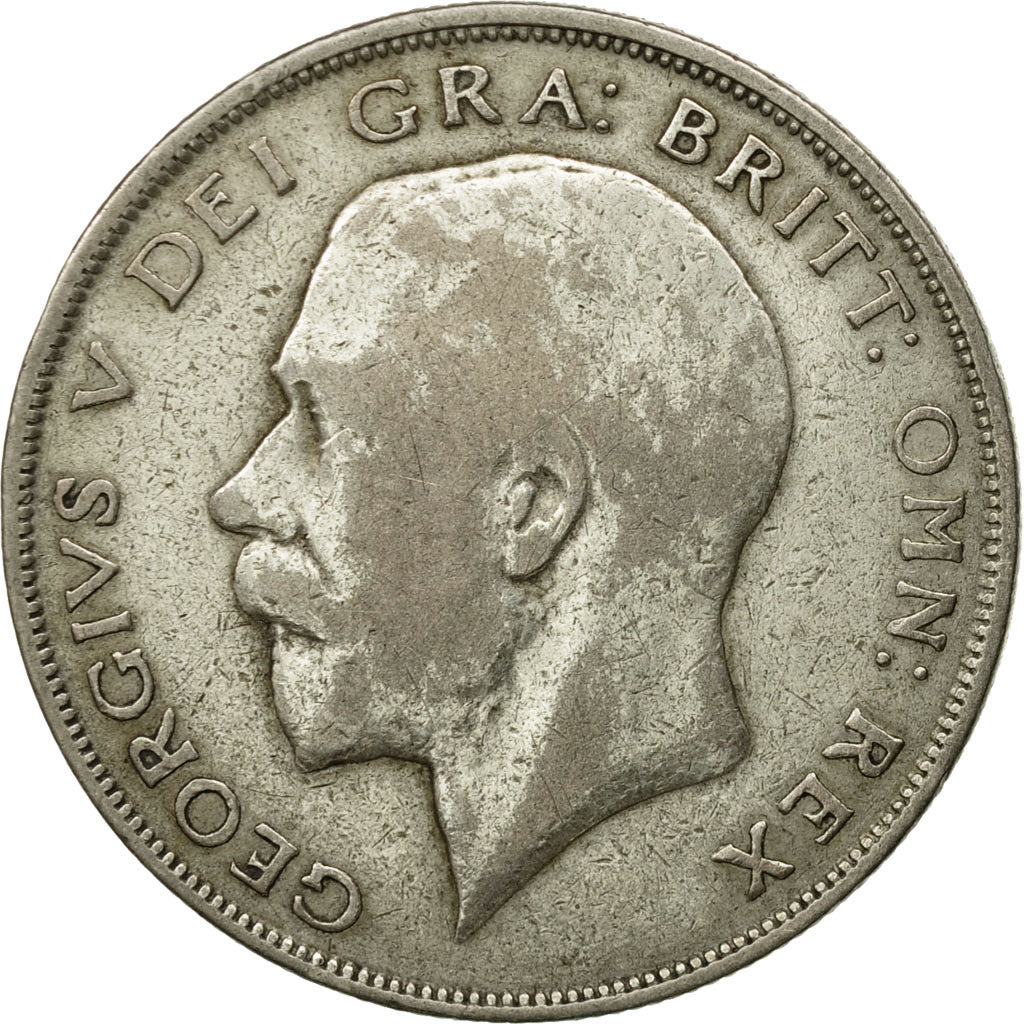 Coin, Great Britain, George V, 1/2 Crown, 1923, EF(40-45), Silver, KM:818.2