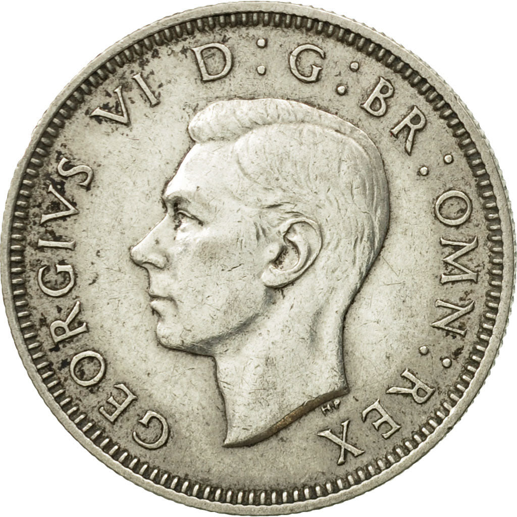 Coin, Great Britain, George VI, Shilling, 1937, EF(40-45), Silver, KM:854