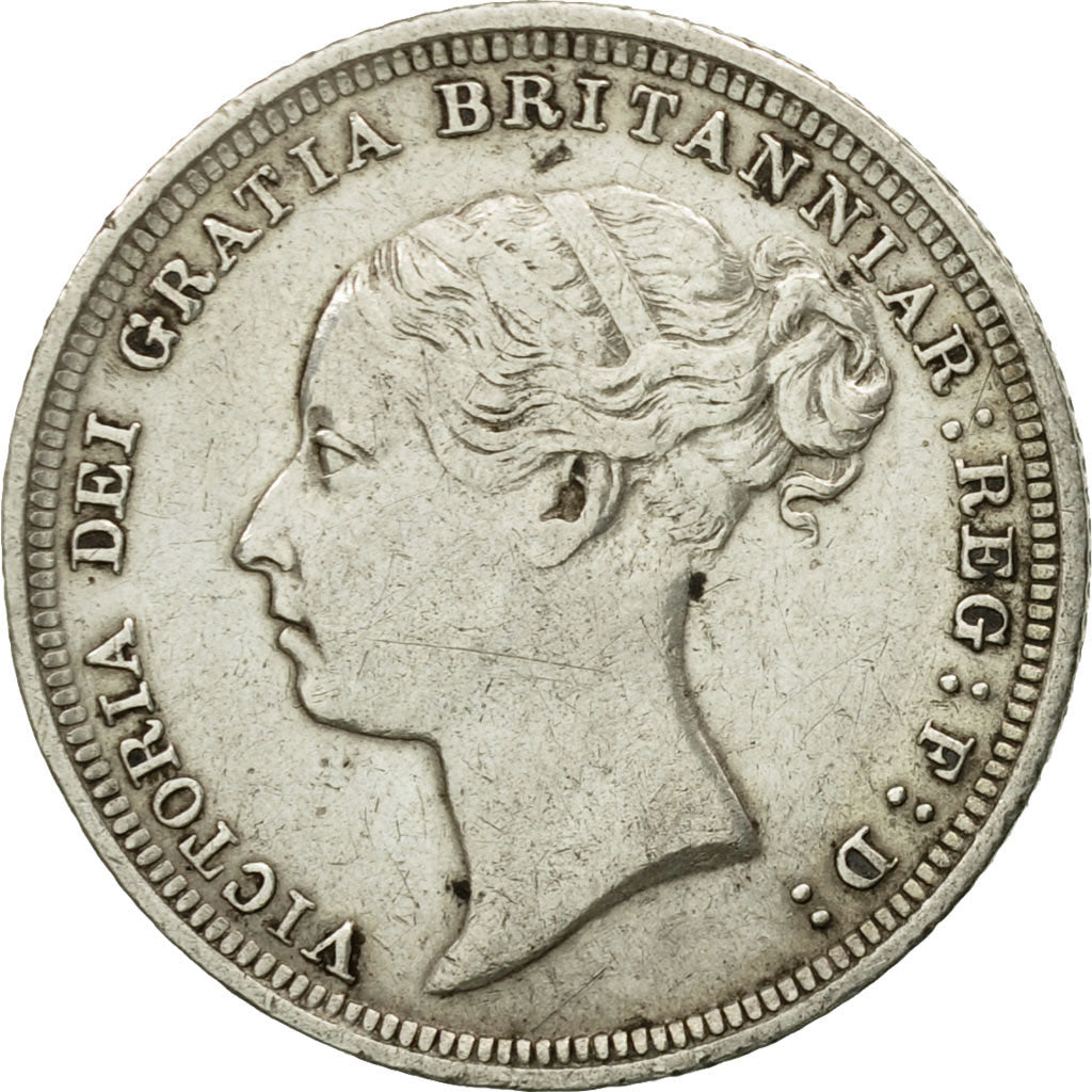 Coin, Great Britain, Victoria, 6 Pence, 1885, EF(40-45), Silver, KM:757