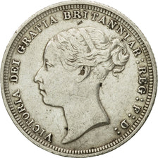 Coin, Great Britain, Victoria, 6 Pence, 1885, EF(40-45), Silver, KM:757