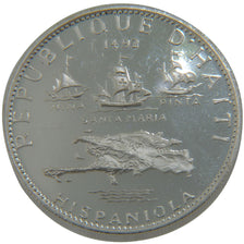 Haiti, 5 Gourdes, 1970, KM #64, MS(65-70), Silver, 24.00
